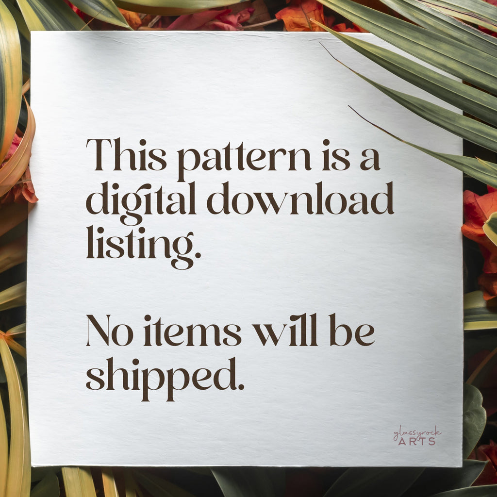 Iris Round Stained Glass Flower Pattern