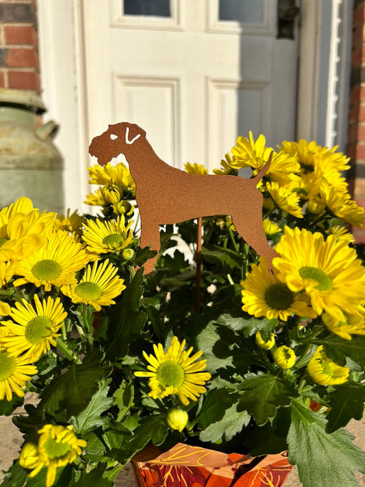 Airedale Terrier Plant Stake / Pet Memorial