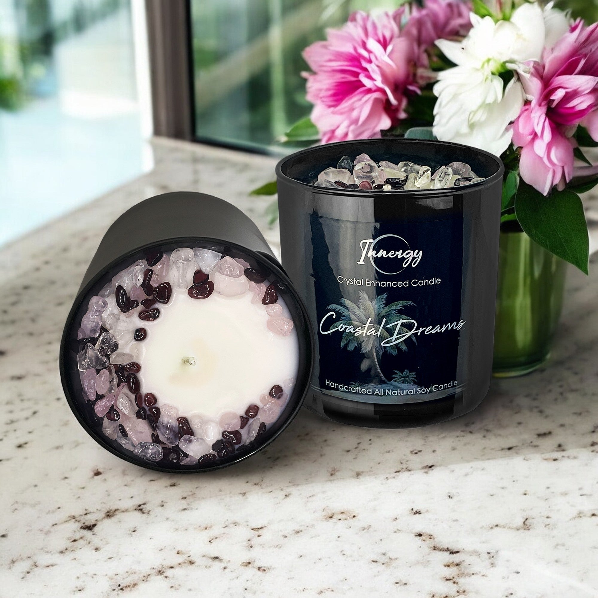 Coastal Dreams Crystal Candle, 10oz