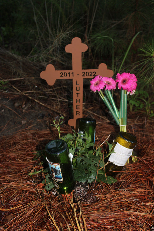Memorial Cross or Cross Wall Art - 25"