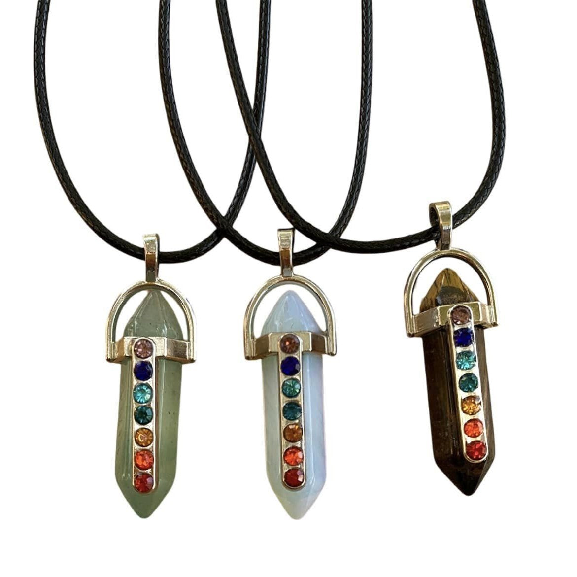 Crystal Necklaces - Chakra Points