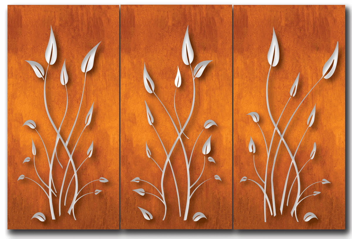 Outdoor Privacy Screens or Outdoor Metal Wall Art (46" Inch)