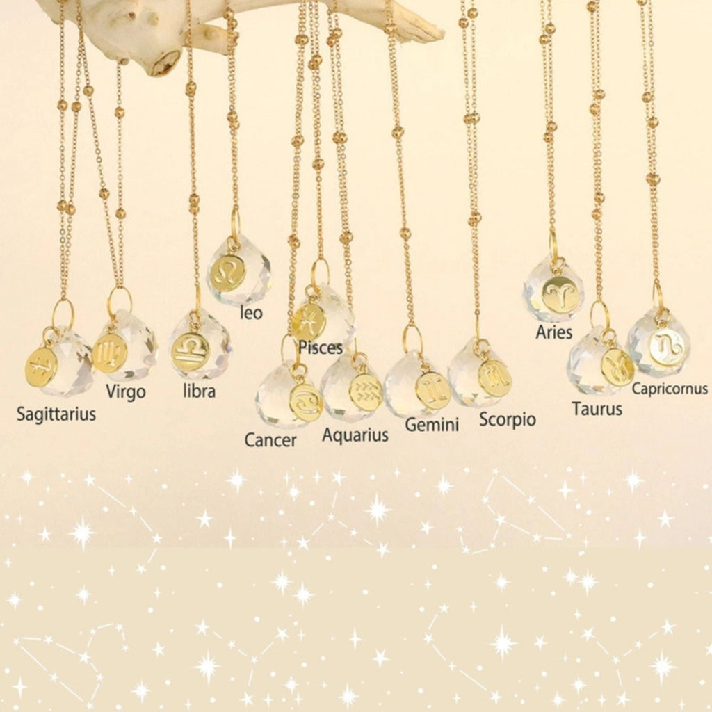 Zodiac Car Suncatcher - Mirror Charm