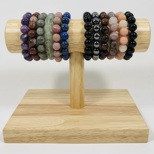 iamevibez Handmade 8mm Or 12mm Crystal Bracelets