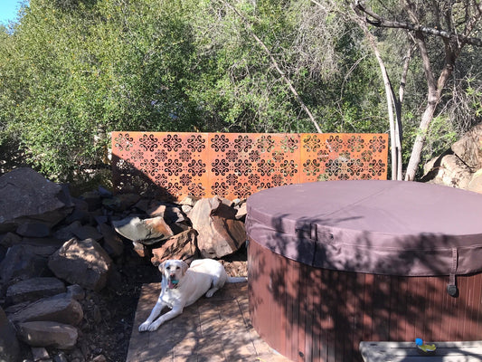 Outdoor Metal Privacy Screen Panel (Optimum) – Heavy-Duty Steel for Patio & Fence (60” & 72”)