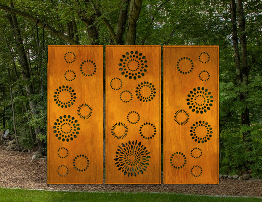 Decorative Panels or Outdoor Metal Wall Art (46" Inch)