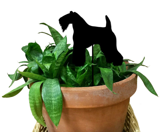 Kerry Blue Terrier Plant Stake