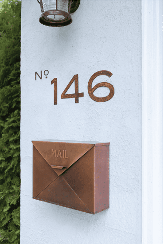 Rustic House Number or Letter (Set of 1)
