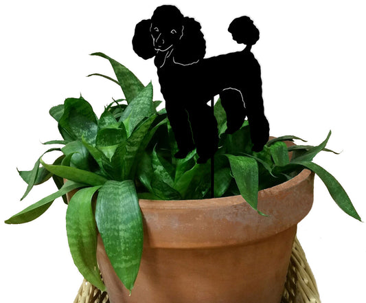 Poodle Plant Stake / Dog Memorial
