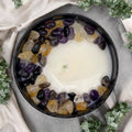 Sea Salt Eucalyptus Crystal Candle, 10oz
