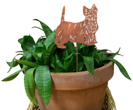 Scottish Terrier Ornament or Plant Stake (style 1)