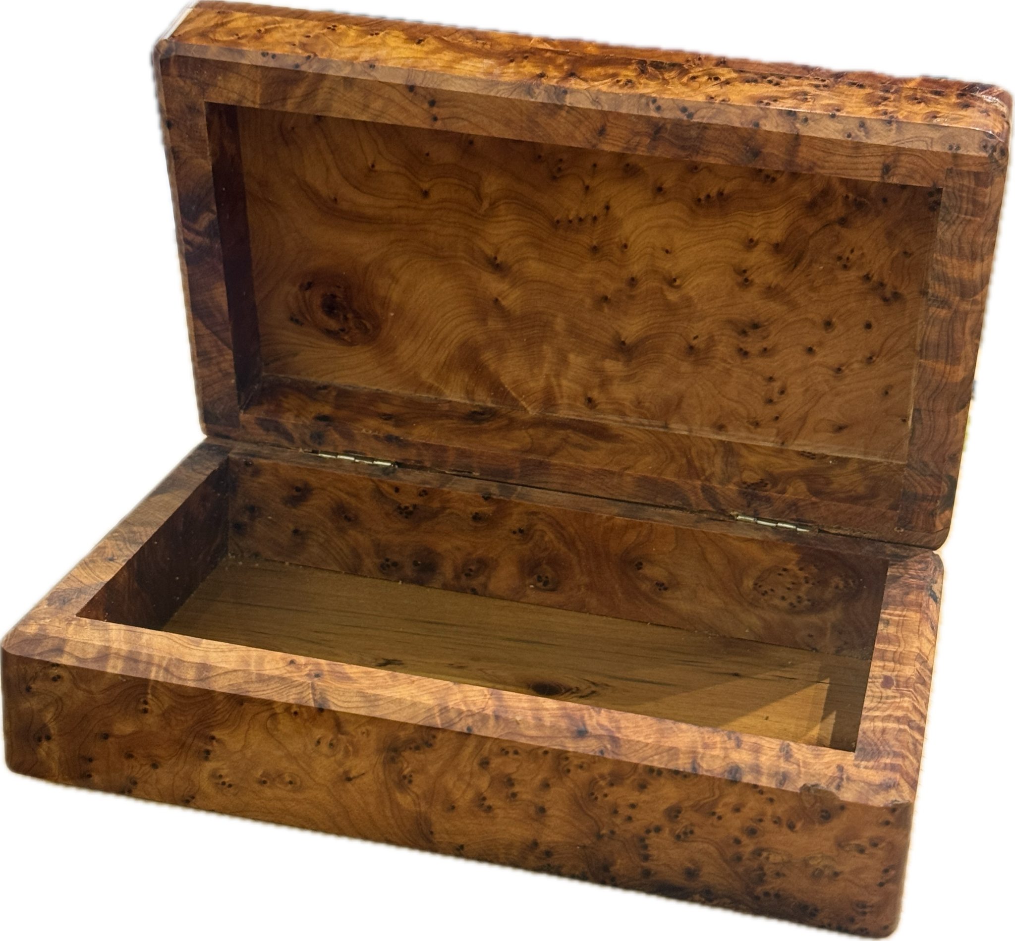 Thuya Wood Men's Jewelry Box/Keepsake Box