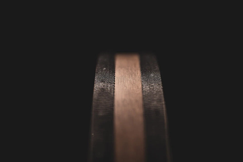 22" Wave / Ocean Drum, Walnut Brown