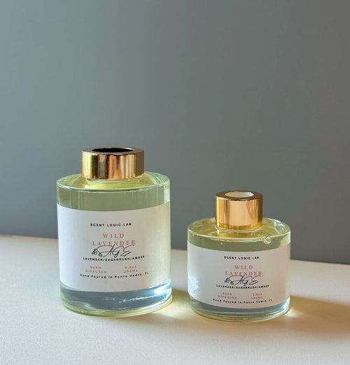 Sea Salt and Orchid Reed Diffuser – 100ml & 200ml | Hand-Poured Aroma