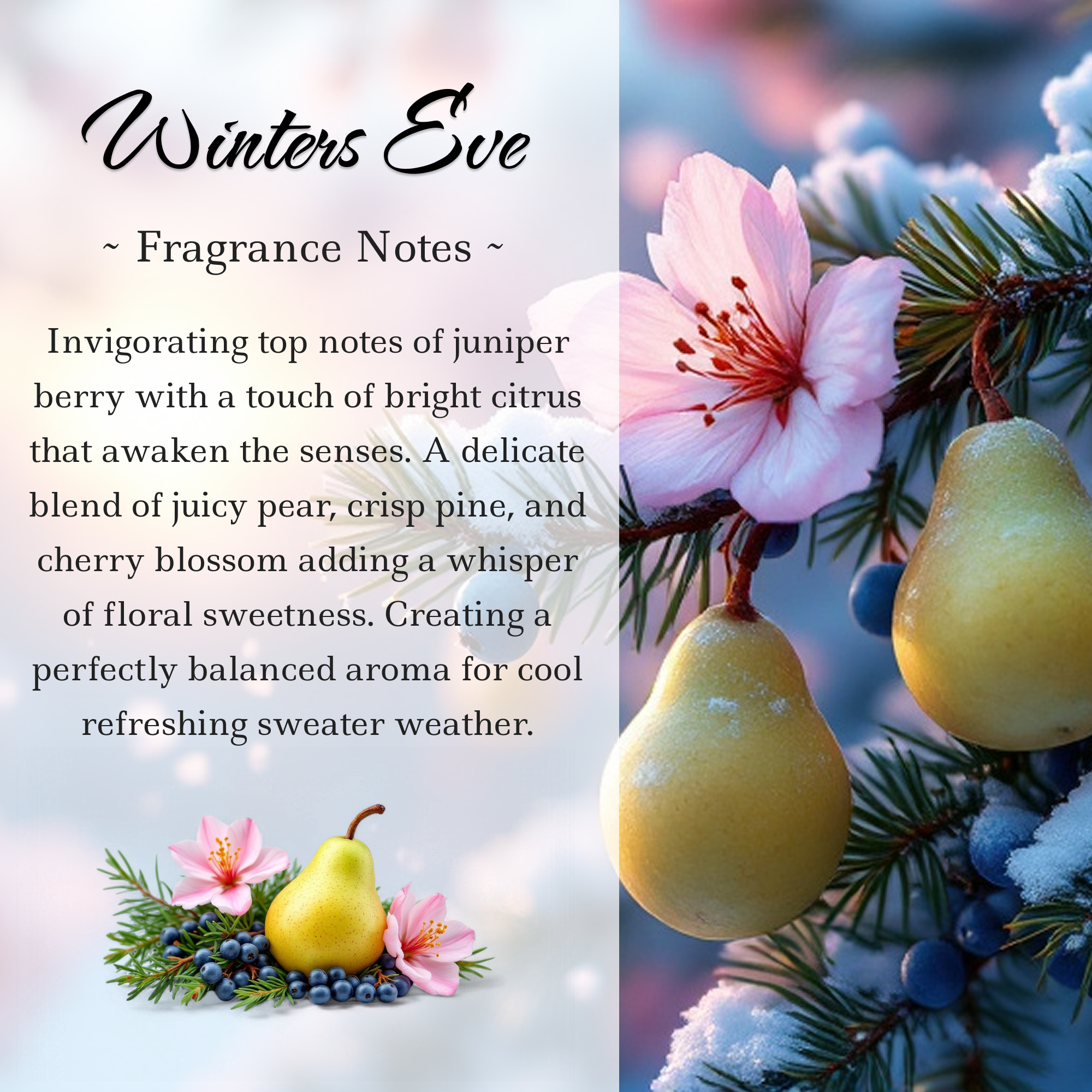 Limited Edition: Winter's Eve Crystal Candle, 10oz