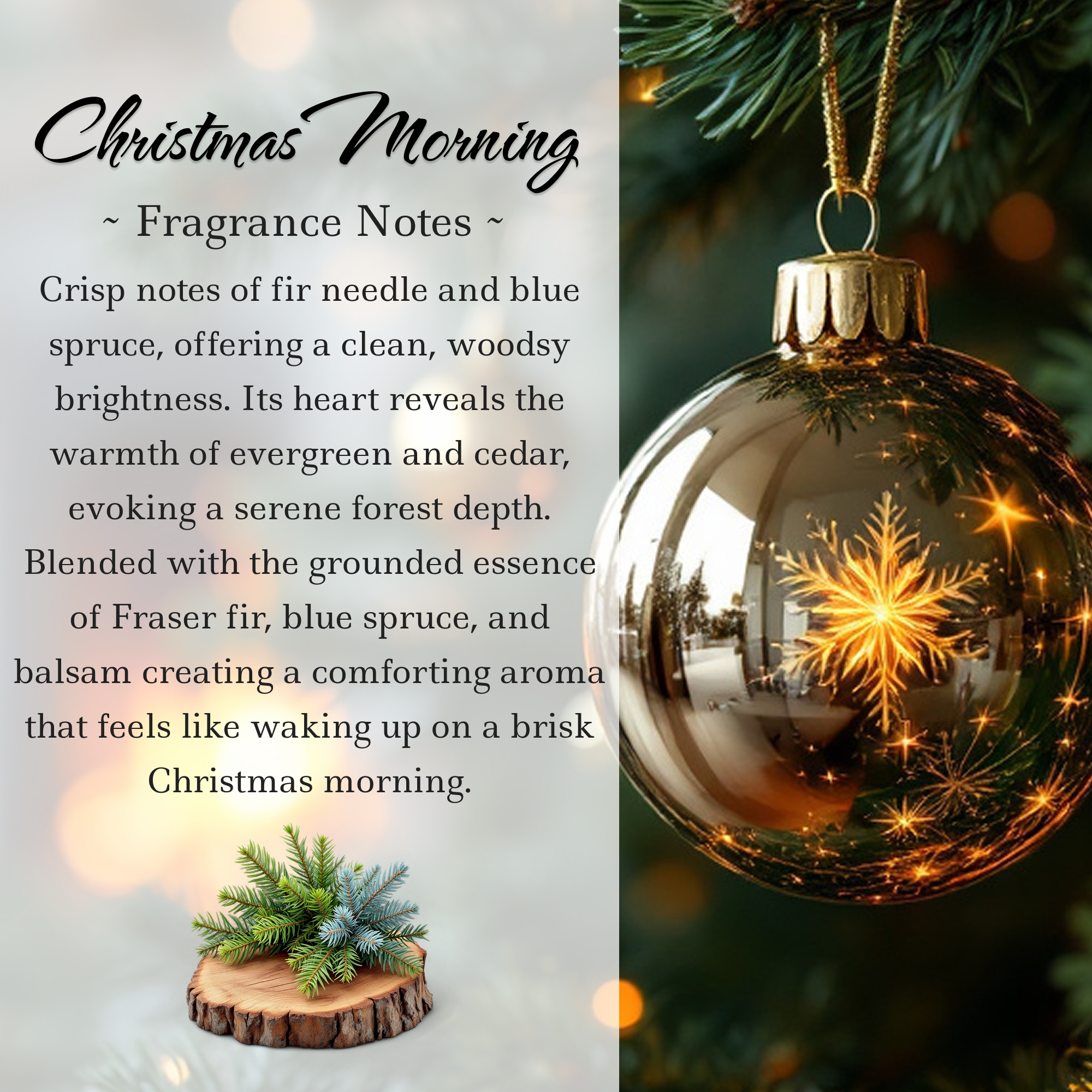 Limited Edition: Christmas Morning Crystal Candle, 10oz