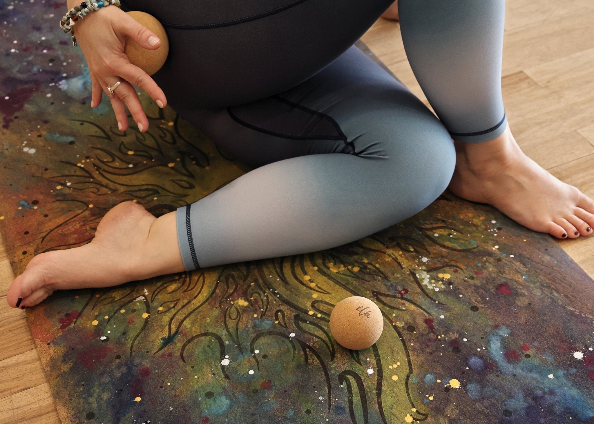 Cork Yoga Ball for Massage
