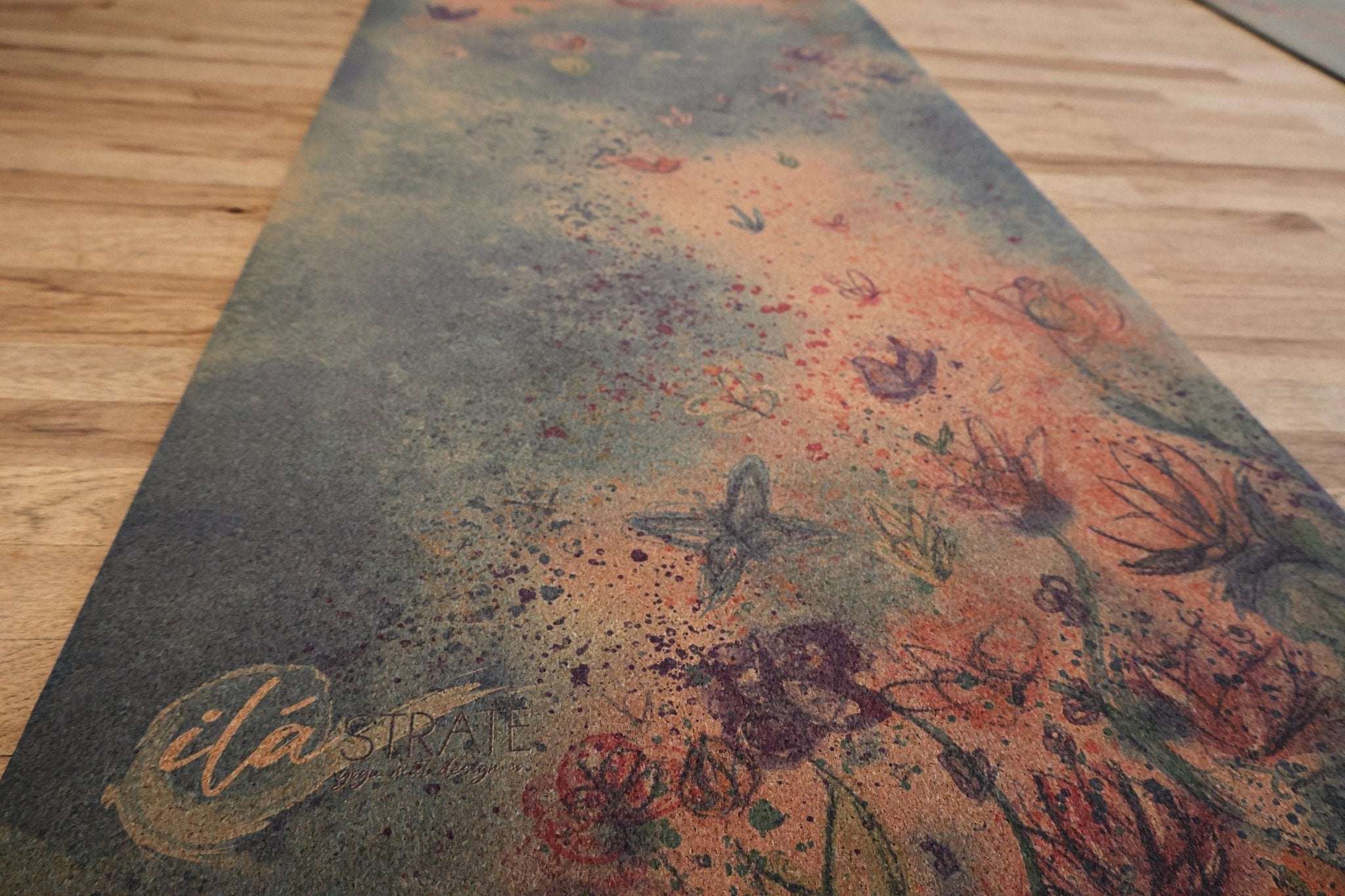 Essence of Spring WANDERER Cork TRAVEL Yoga Mat
