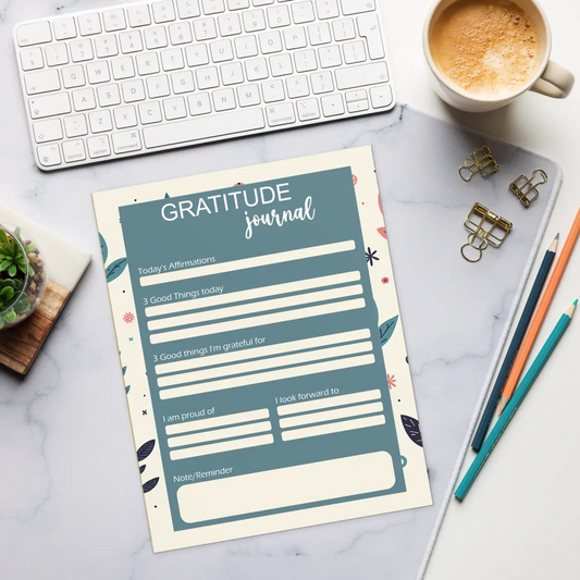 Floral Gratitude Journal - Exquisite Floral Designs - DipaliZ
