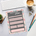 Journal Hearts Notepad - Daily Joy and Gratitude - DipaliZ