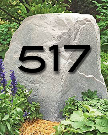 Metal House Numbers or Letters - 2 to 8 Inch (Set of 6) Blair