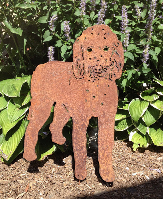 Goldendoodle Garden Stake or Dog Wall Art