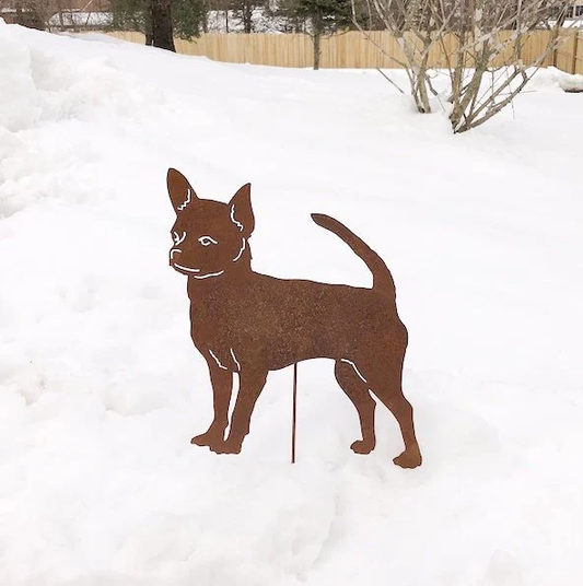 Chihuahua Garden Stake or Wall Hanging