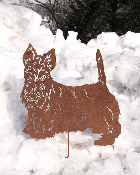 Scottish Terrier Garden Stake or Wall Hanging