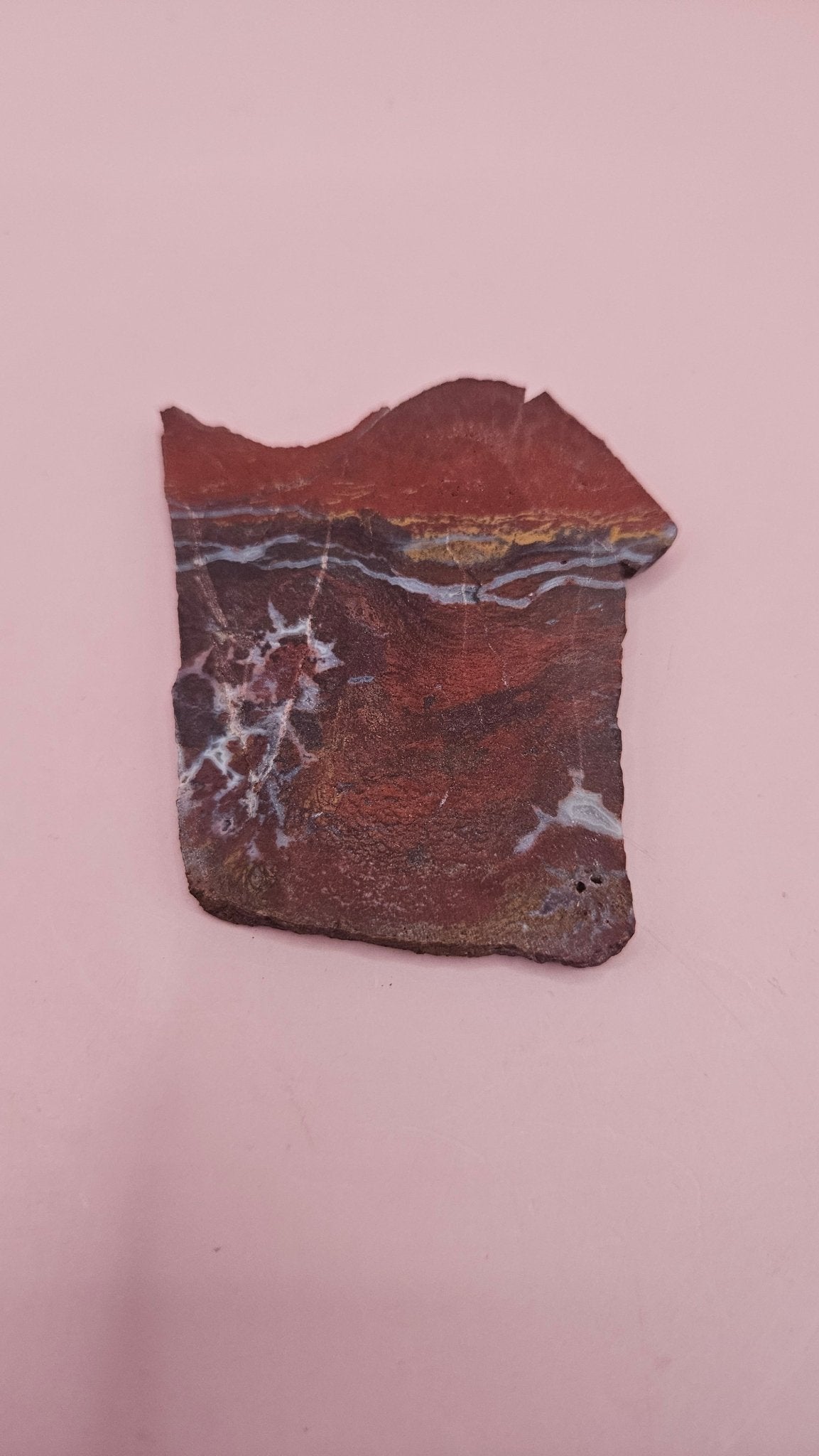 Noreena Jasper Polished Slab – Vibrant Australian Jasper Specimen 39g