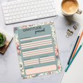Florals Gratitude Journal - Captivating Pastel Design - DipaliZ