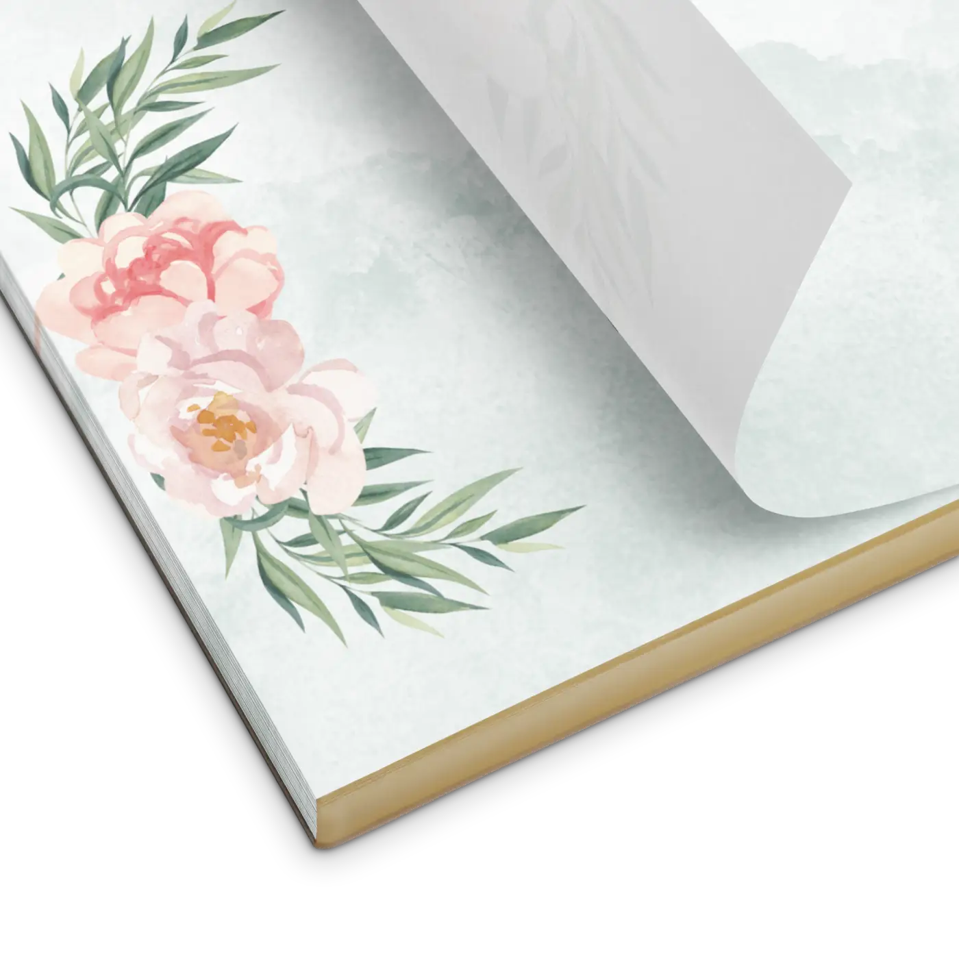 Vibrant Rose Flower Notepad - Enchanting Floral Design - DipaliZ