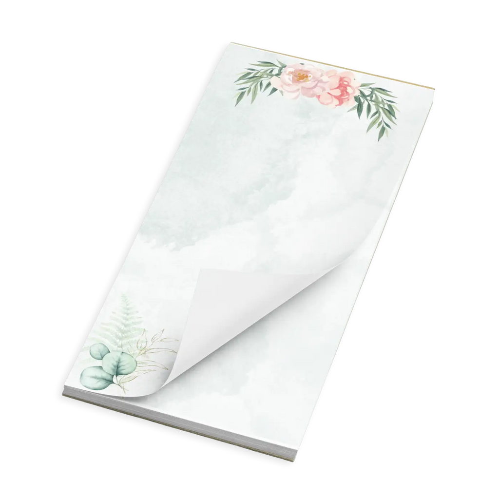 Vibrant Rose Flower Notepad - Enchanting Floral Design - DipaliZ
