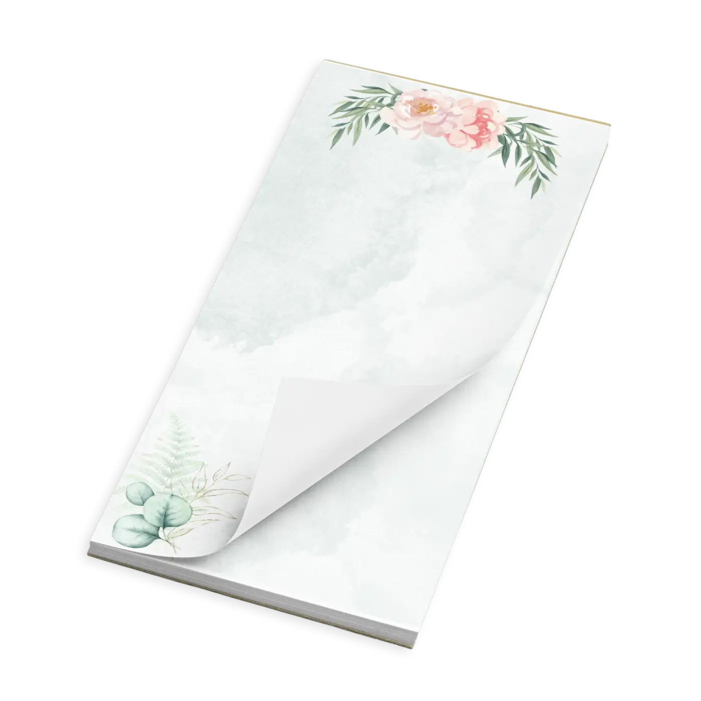 Vibrant Rose Flower Notepad - Enchanting Floral Design - DipaliZ