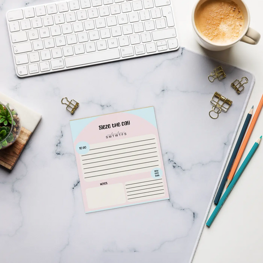 Stylish Weekly Planner Notepad - Fashion Lovers Desk Essential - DipaliZ