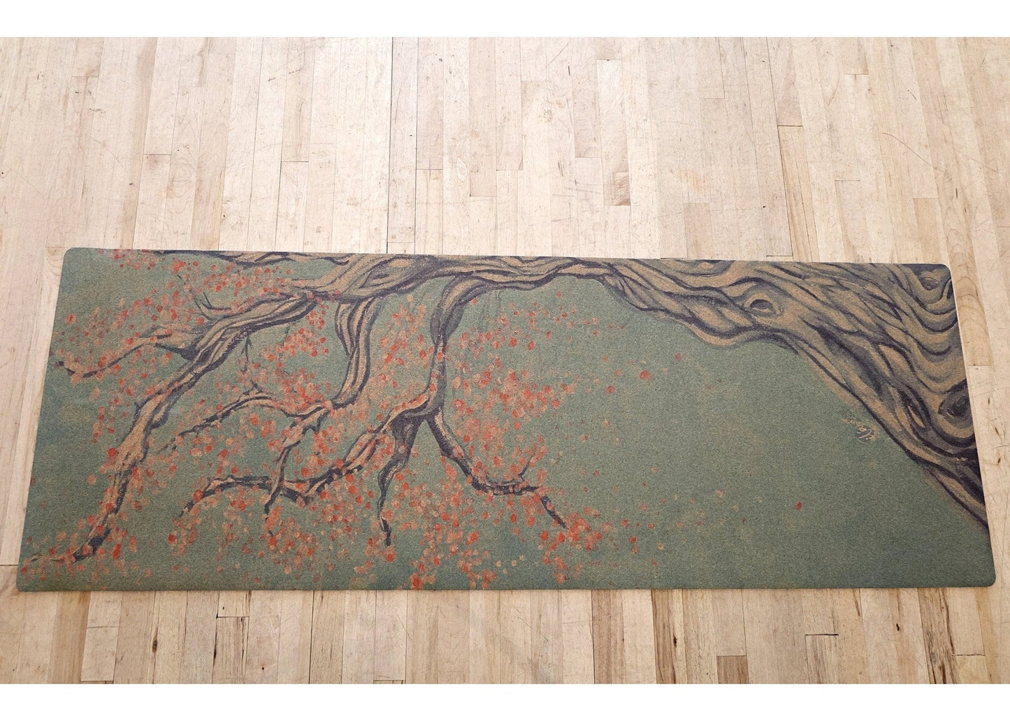 Tree Pose WANDERER Cork TRAVEL Yoga Mat