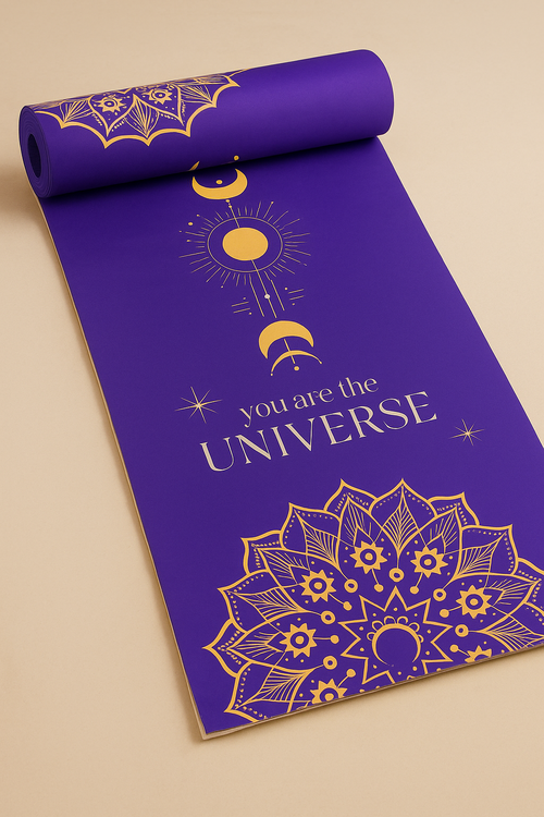 Organic Cotton Yoga Mat | Extra Wide & Long for Balance